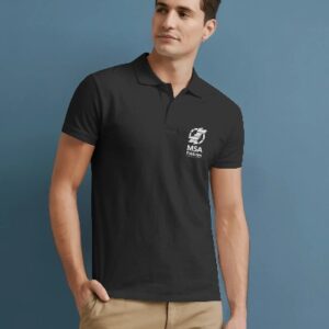 MSA Pakistan Black Polo Shirt – Classic Fit